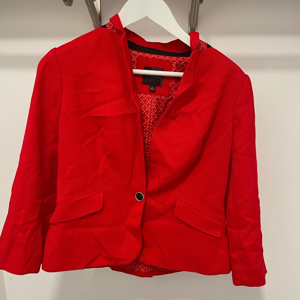 The Limited Red Blazer
